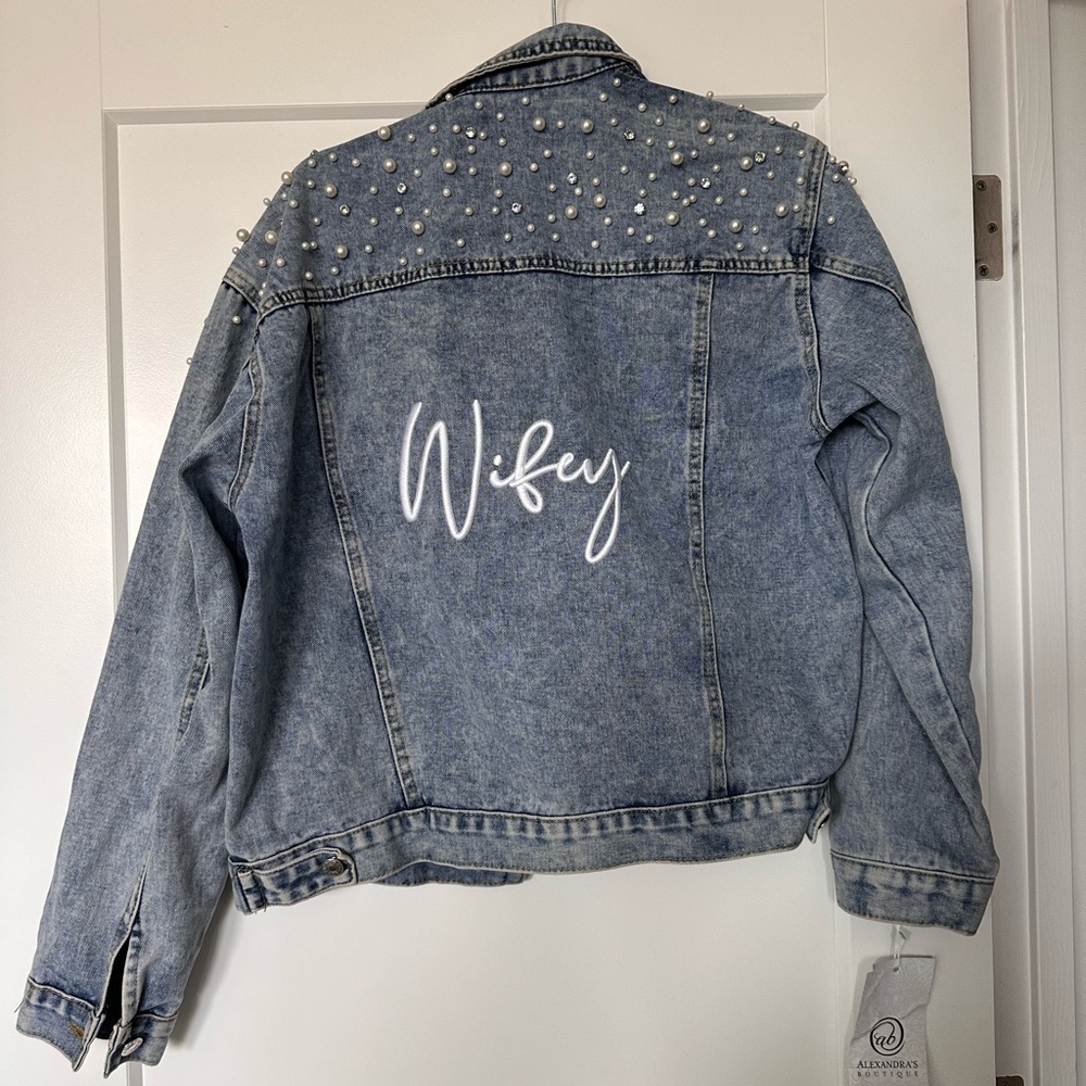 Denim “Wifey” jacket